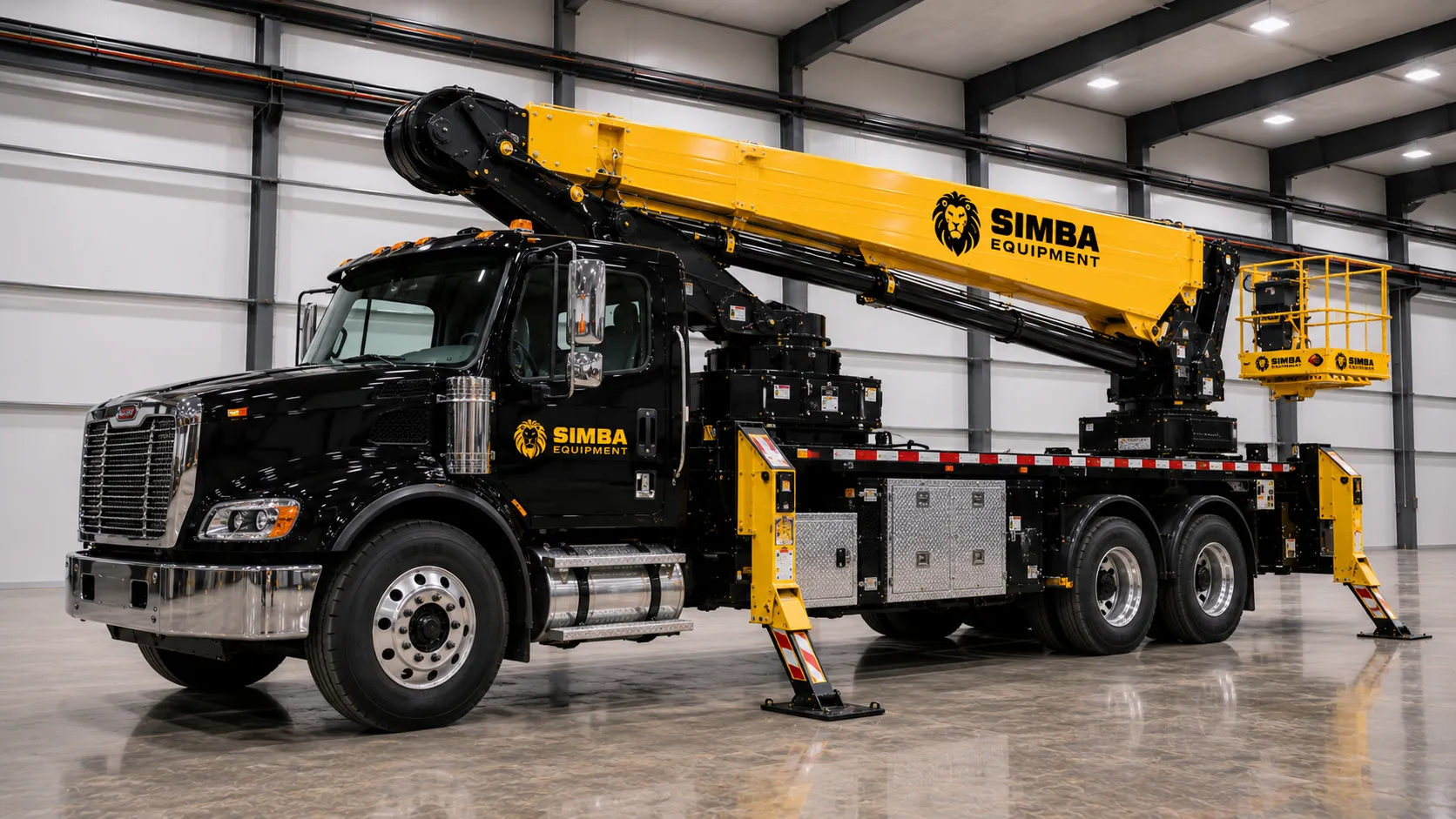 118' truck platform front quarter view