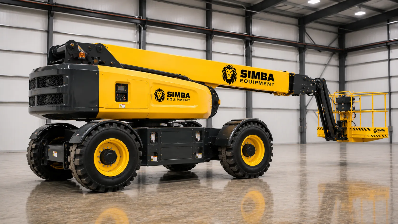 Self-propelled aerial work platform boom lift