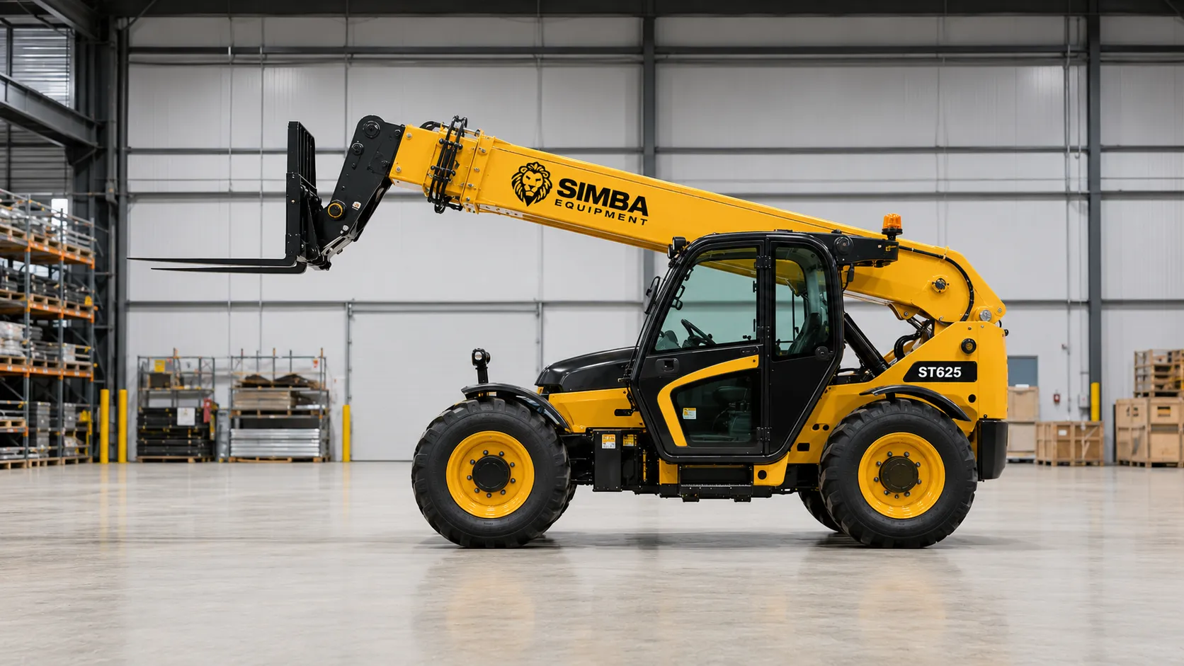 CZ40-17 telehandler side profile view